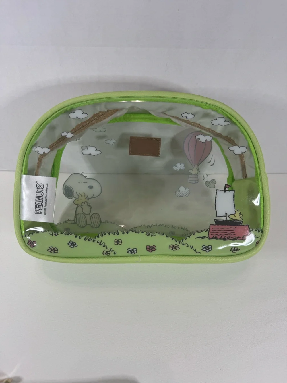 Impressions Vanity Peanuts Snoopy 3-Piece Makeup Bag Travel Pouch Set - Unused!